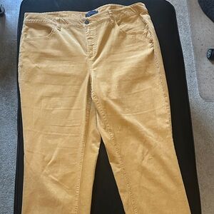 Talbots Mustard Yellow Women's Trousers